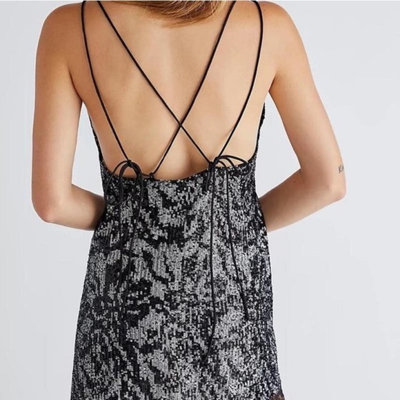 NWOT Free People Intimately Rise & Shine Embellished Slip ​Dress XS - Picture 7 of 8